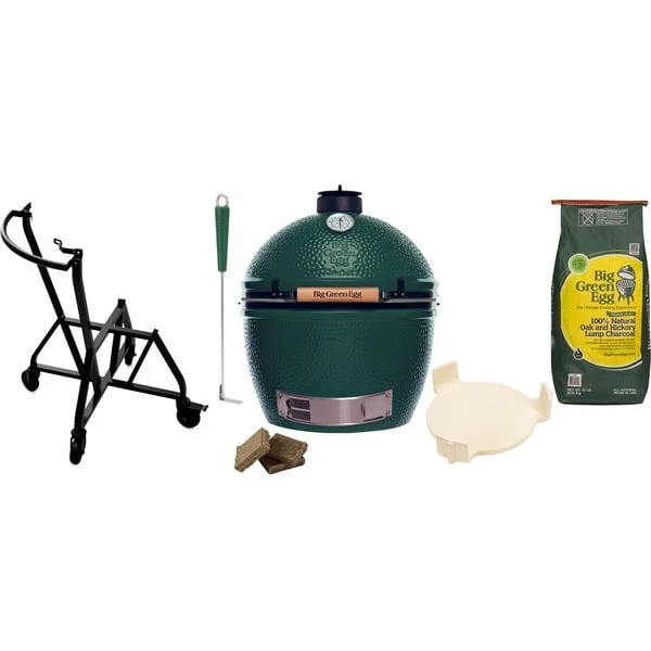 Big Green Egg XLarge, Starter-Paket, Holzkohlegrill 1 Big Green Egg XLarge, Starter-Paket, Holzkohlegrill