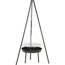 Easy Camp Lagerfeuer-Dreibein Deluxe, Holzkohlegrill