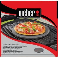 Weber Glasierter Pizzastein 18413, Ø Ca. 26cm -Grillwelt Verkauf Weber Glasierter Pizzastein 18413 ca 26cm@@1808797 3